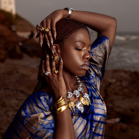 Currents Earring Cuff Set | Gold Vermeil