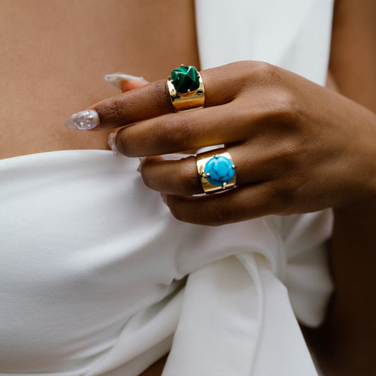 Lilly Ring | Coastal Muse, Gold Vermeil