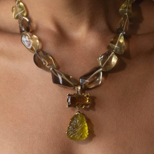 Radiance Lemon + Smoke Necklace