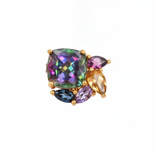 Mystique Studded Earrings | 14K Gold Plated