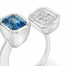Blue + White Topaz