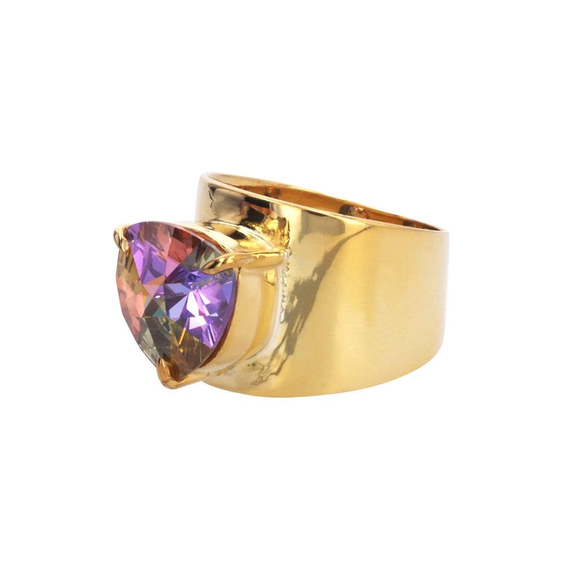 Adore Adorn 7 Lilly 14k Gold Dark Pink Mystic Topaz