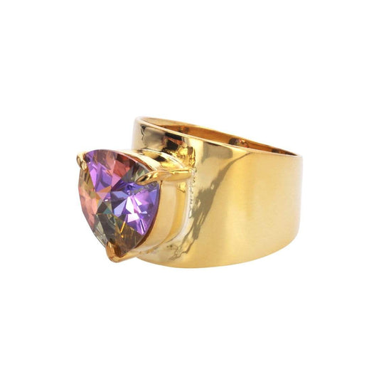 Adore Adorn 7 Lilly 14k Gold Dark Pink Mystic Topaz