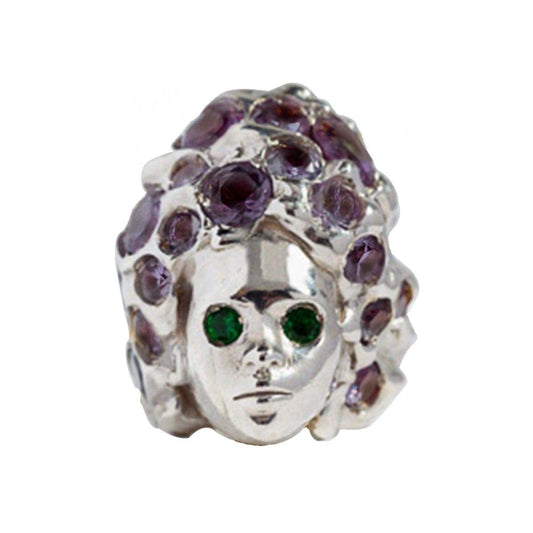 Missy Ring | Mystic Topaz, White Gold Plated